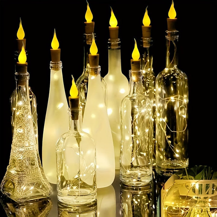 LED Wine Bottle Lights - GlowCork