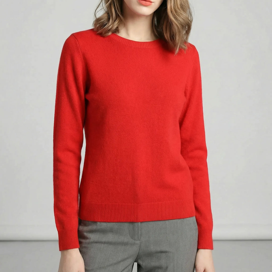 Langarm-Pullover Mit Rundhalsausschnitt - Katrin
