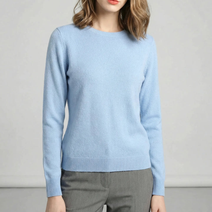 Langarm-Pullover Mit Rundhalsausschnitt - Katrin