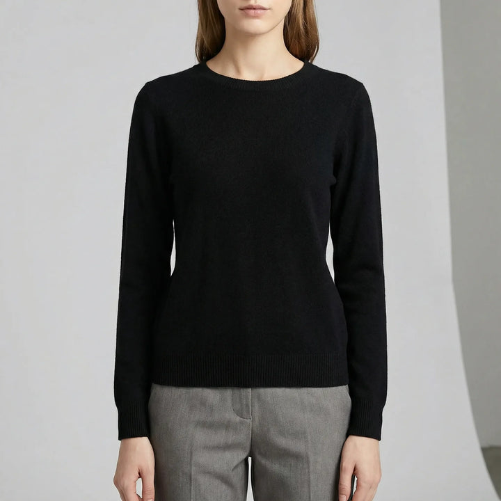Langarm-Pullover Mit Rundhalsausschnitt - Katrin