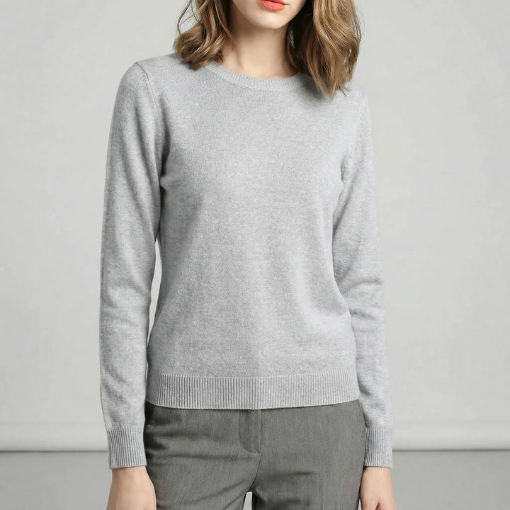 Langarm-Pullover Mit Rundhalsausschnitt - Katrin