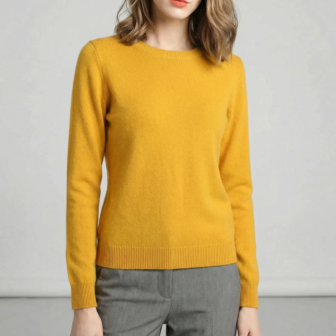 Langarm-Pullover Mit Rundhalsausschnitt - Katrin