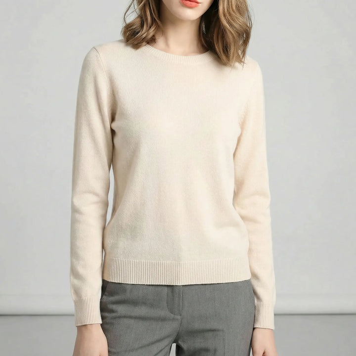 Langarm-Pullover Mit Rundhalsausschnitt - Katrin