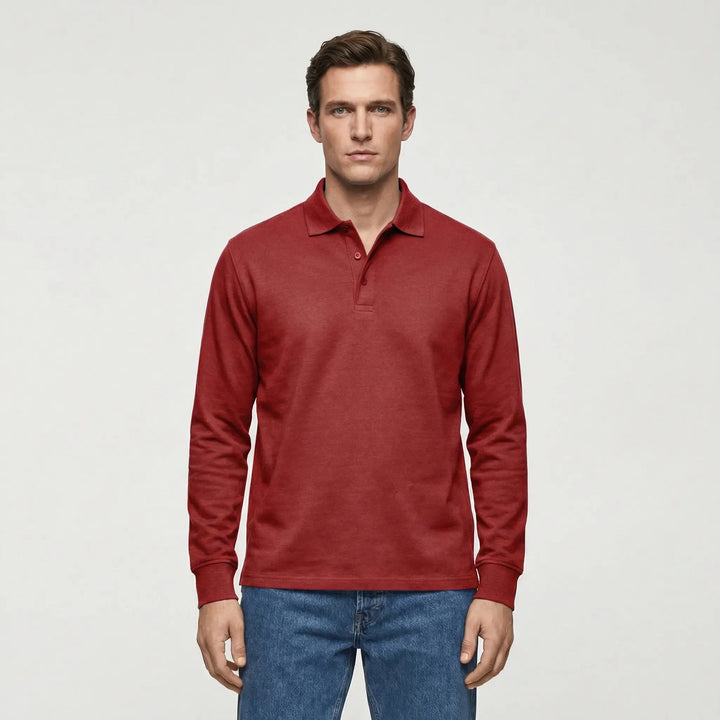 Langarm Polo Shirt Stil - Ilias