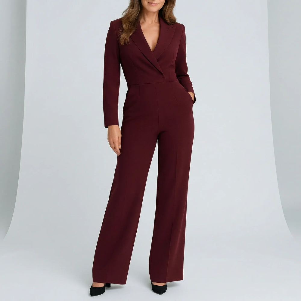 Langärmeliger Jumpsuit Mit Tailliertem Schnitt - Frederike
