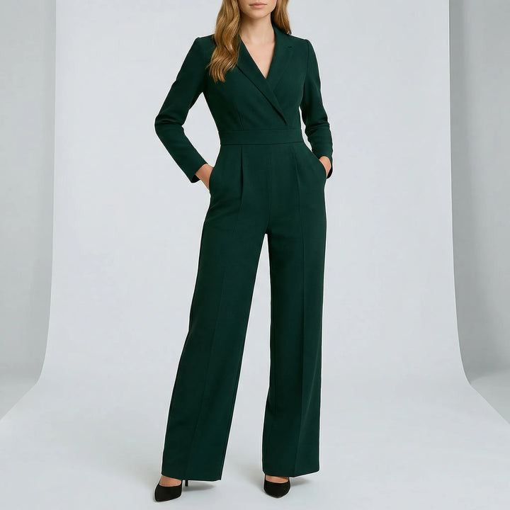 Langärmeliger Jumpsuit Mit Tailliertem Schnitt - Frederike