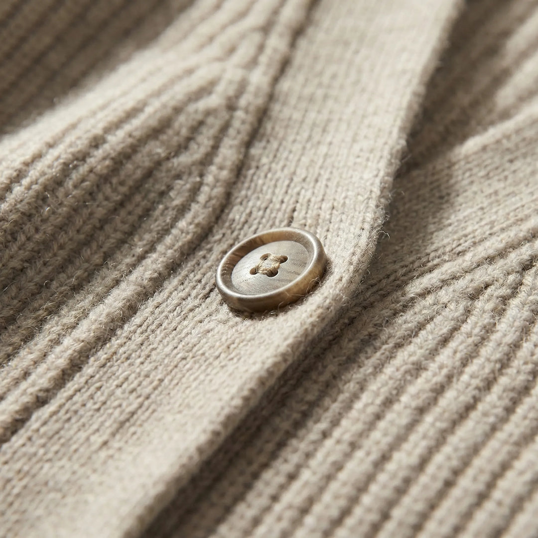 Langer Cardigan Mit Offenem Vorderausschnitt - Lene