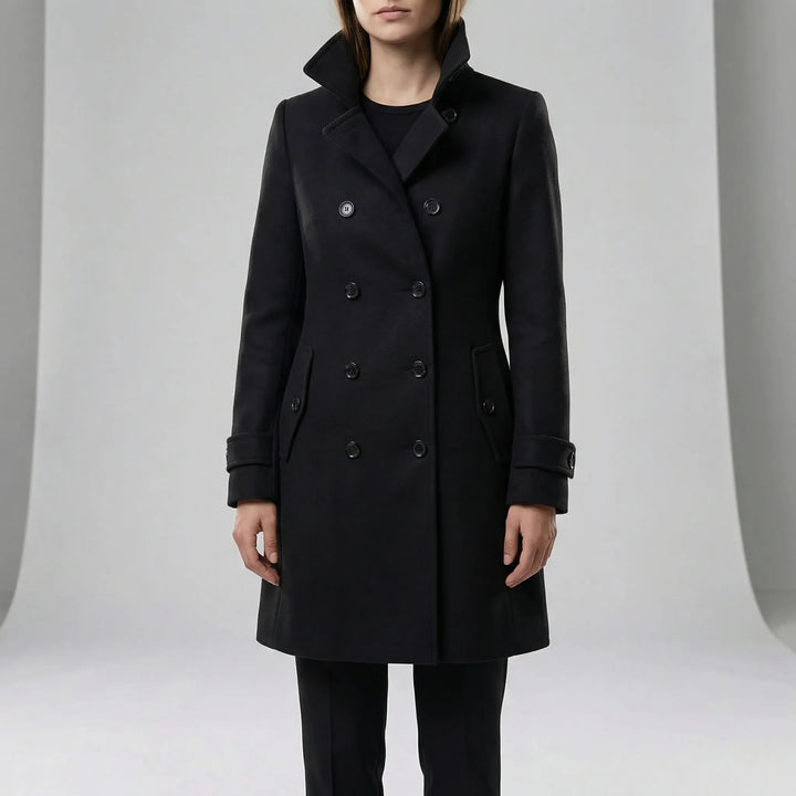 Langer Taillierter Trenchcoat - Alicia