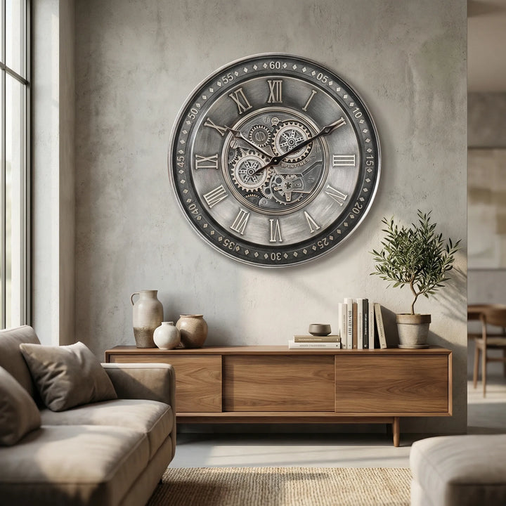 Large Analog Wall Clock - Gearlaine