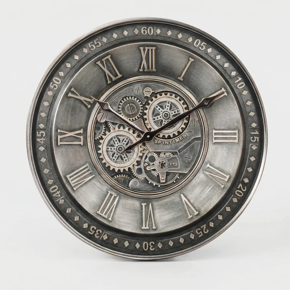 Large Analog Wall Clock - Gearlaine