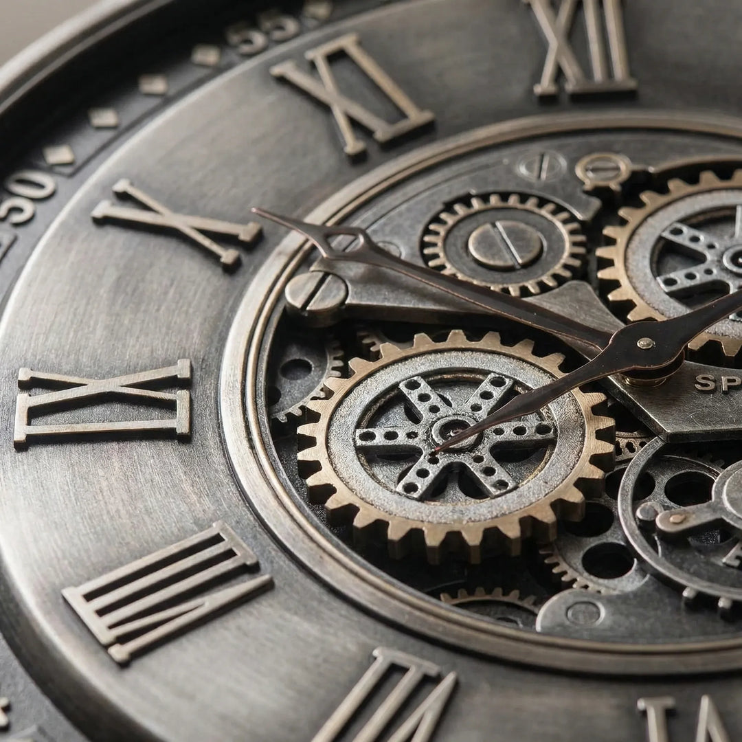 Large Analog Wall Clock - Gearlaine