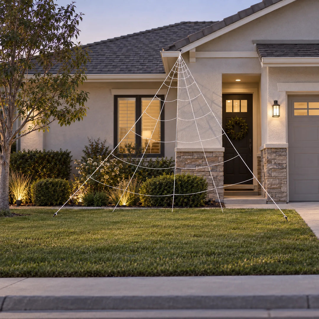 Large Outdoor Spider Web - Halloweb