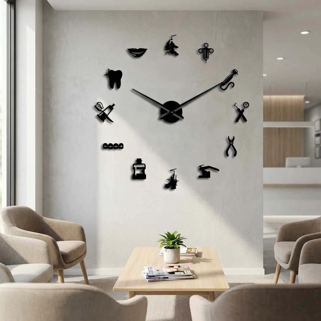 Large Wall Clock For Clinics - Dentiqube