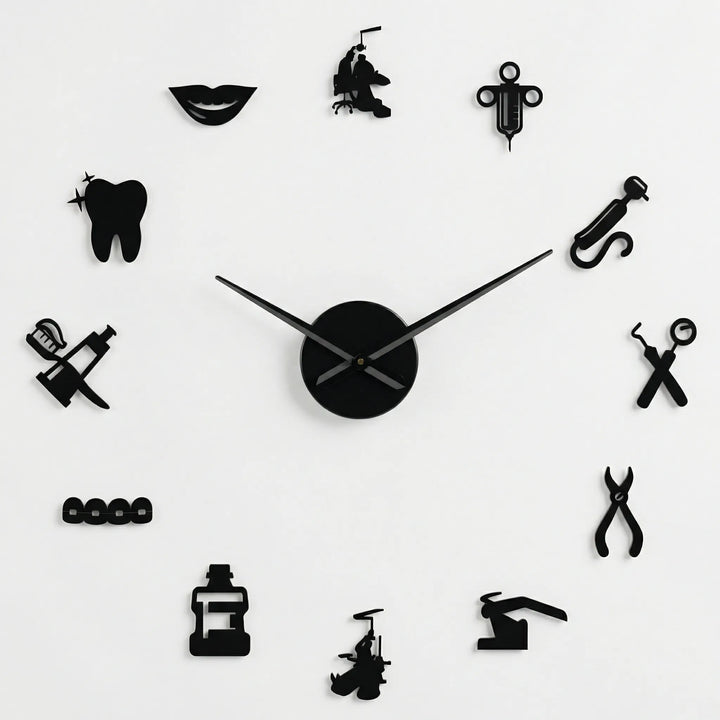 Large Wall Clock For Clinics - Dentiqube