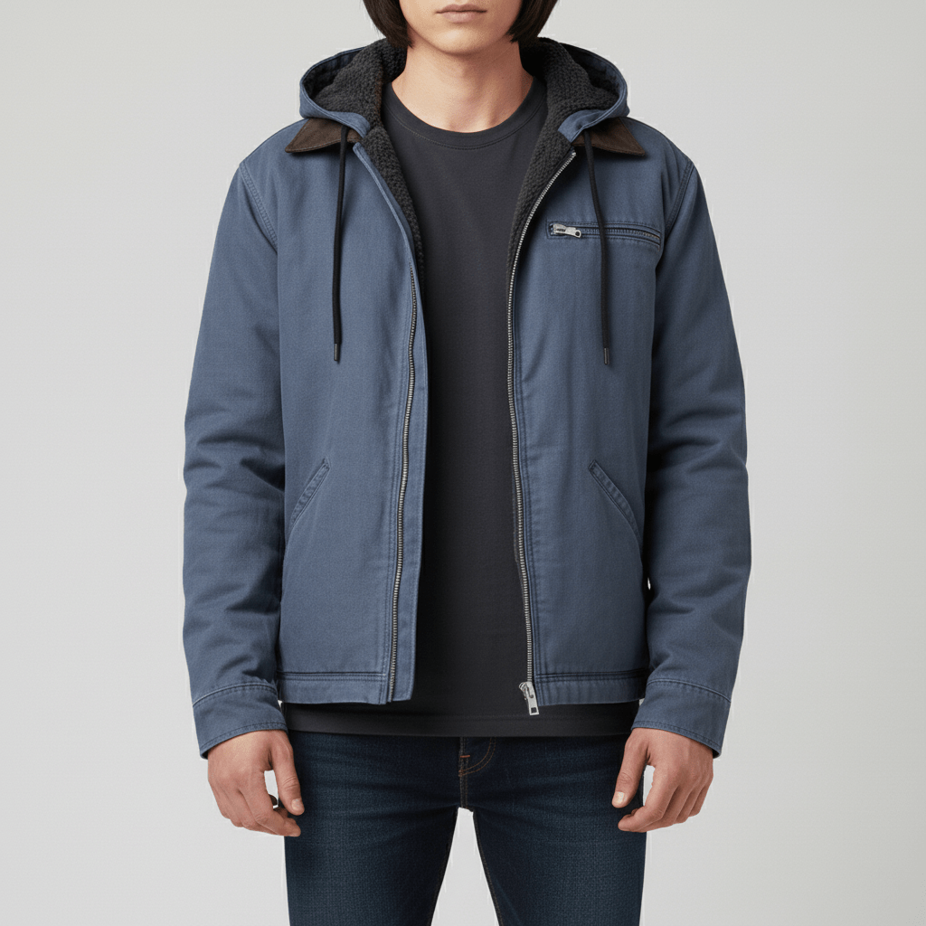 Lässige Kapuzenjacke Zum Layern - Yves