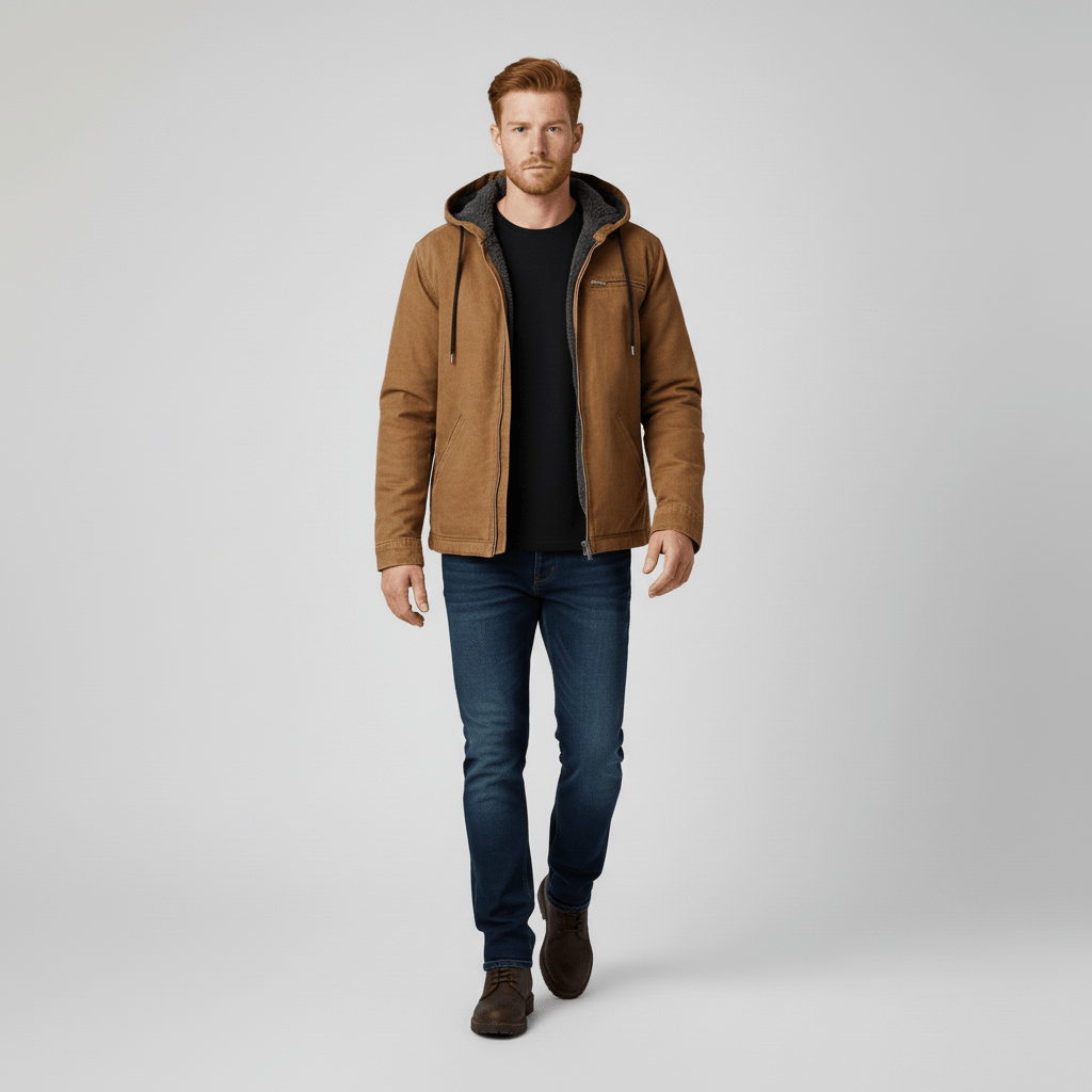 Lässige Kapuzenjacke Zum Layern - Yves