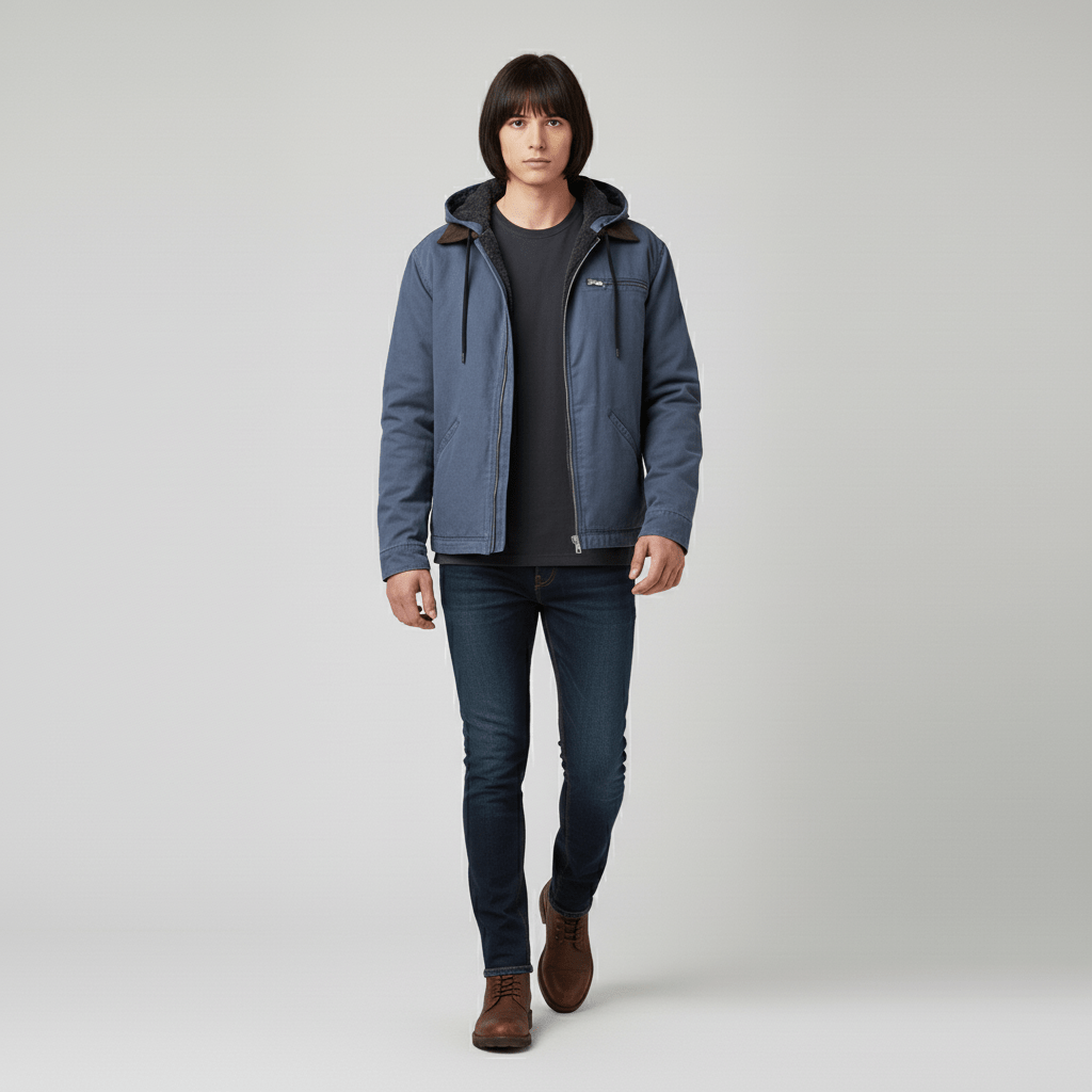 Lässige Kapuzenjacke Zum Layern - Yves