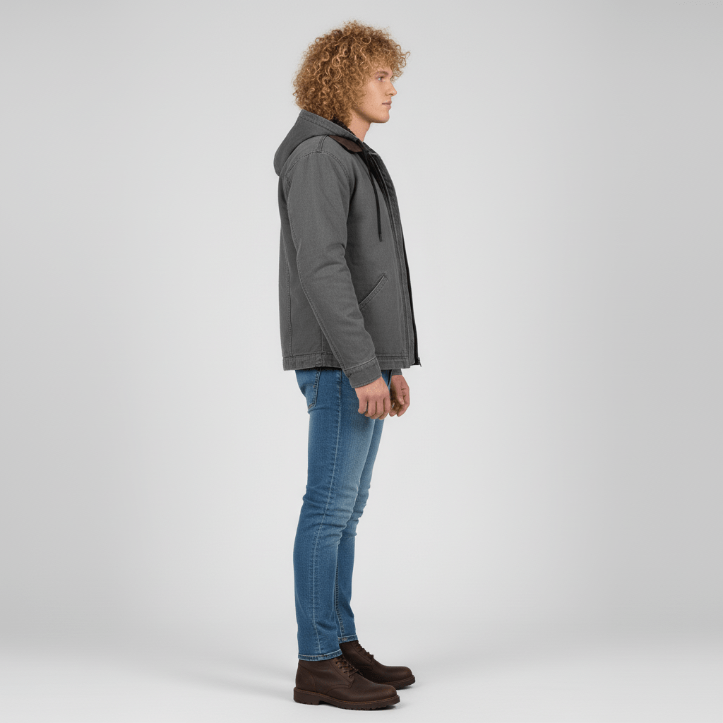 Lässige Kapuzenjacke Zum Layern - Yves