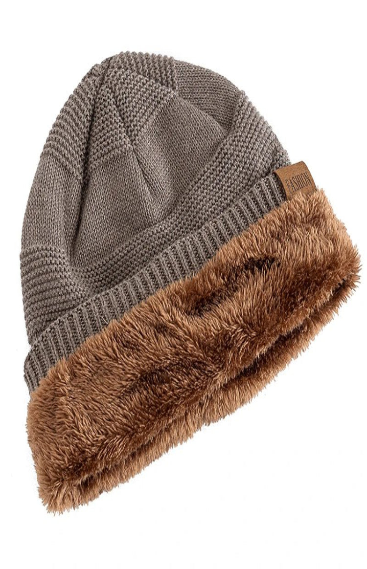 Lässige Slouchy-Strickmütze - Charlie