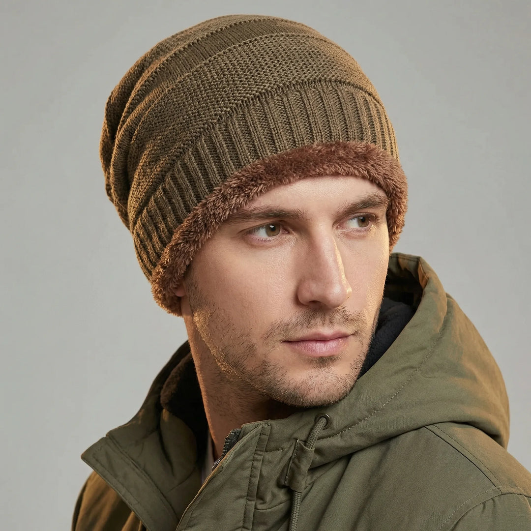 Lässige Slouchy-Strickmütze - Charlie