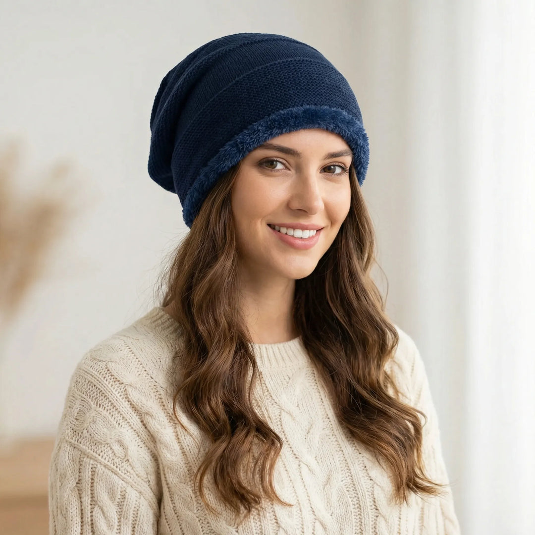 Lässige Slouchy-Strickmütze - Charlie