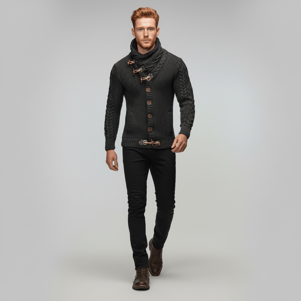 Lässiger Grobstrick-Cardigan - Ferdinand