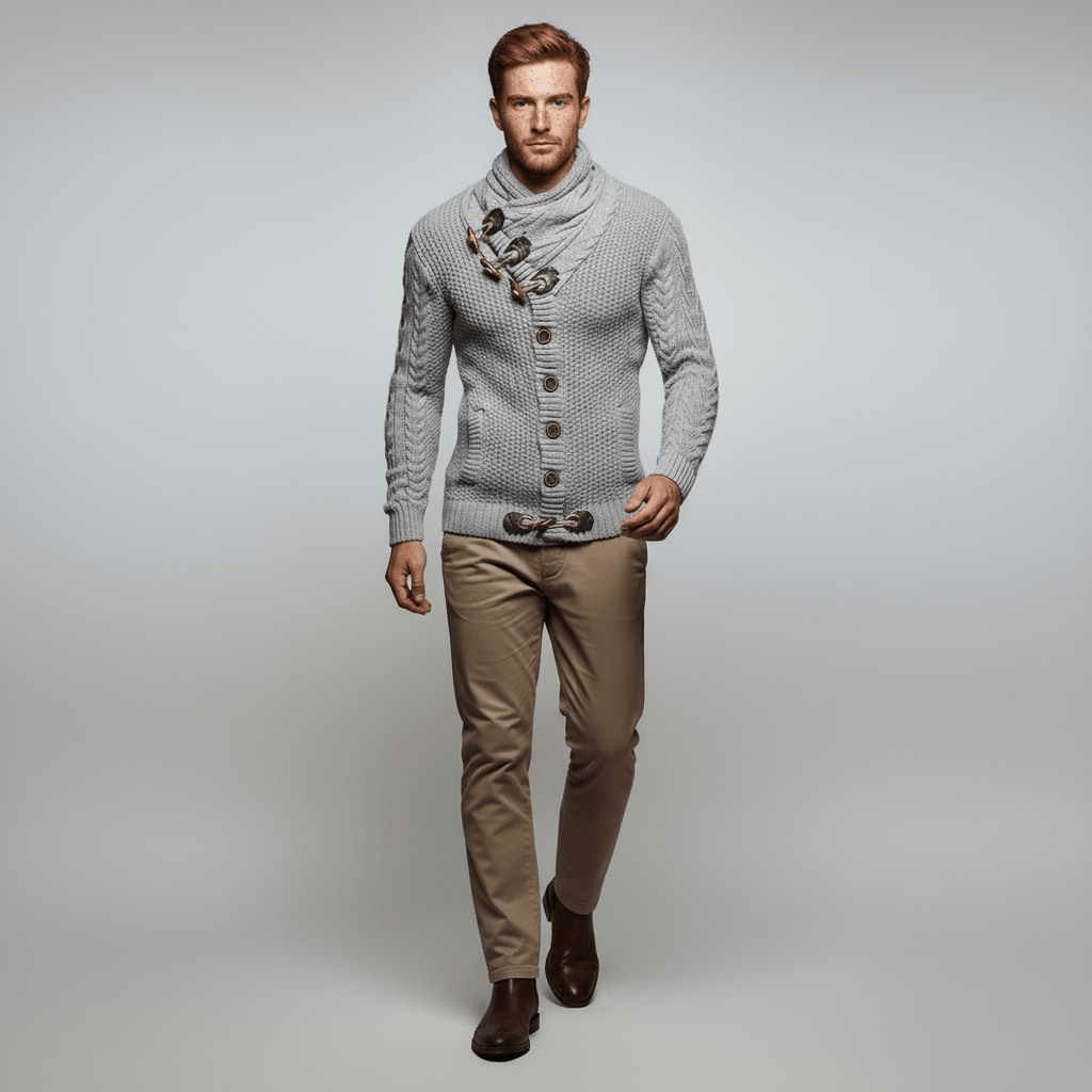 Lässiger Grobstrick-Cardigan - Ferdinand