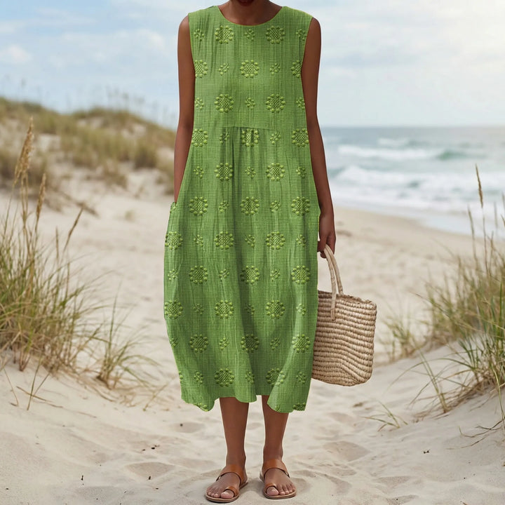 Lässiges Sommerkleid Mit Taschen - Carina