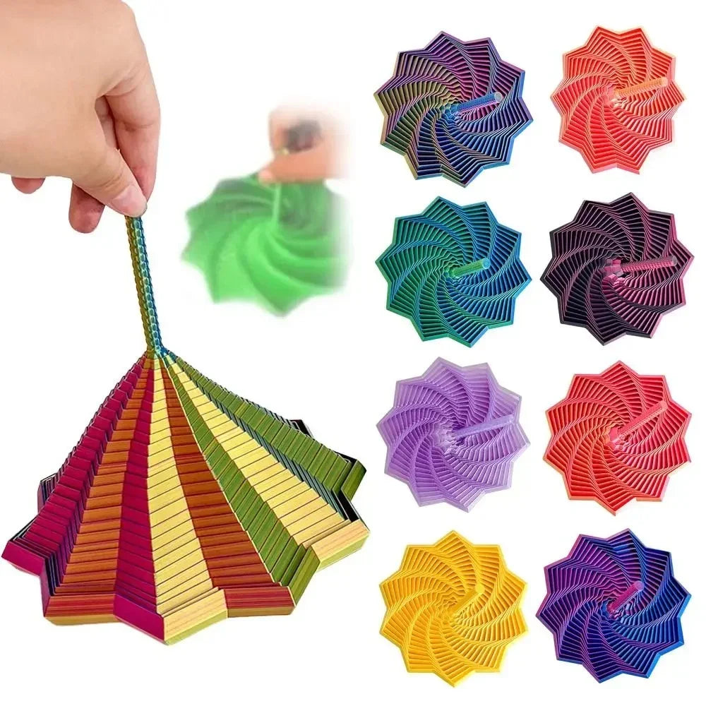 Layered Geometric Fidget - Twirluxe