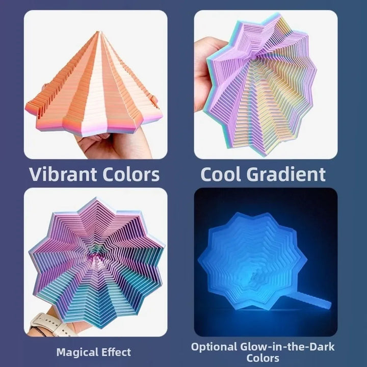 Layered Geometric Fidget - Twirluxe