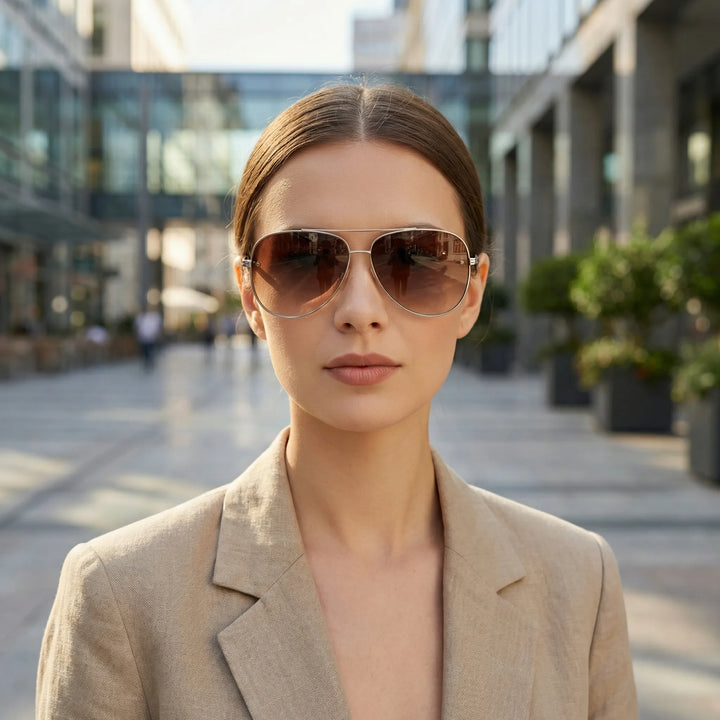 Leichte Aviator-Sonnenbrille - Marleen