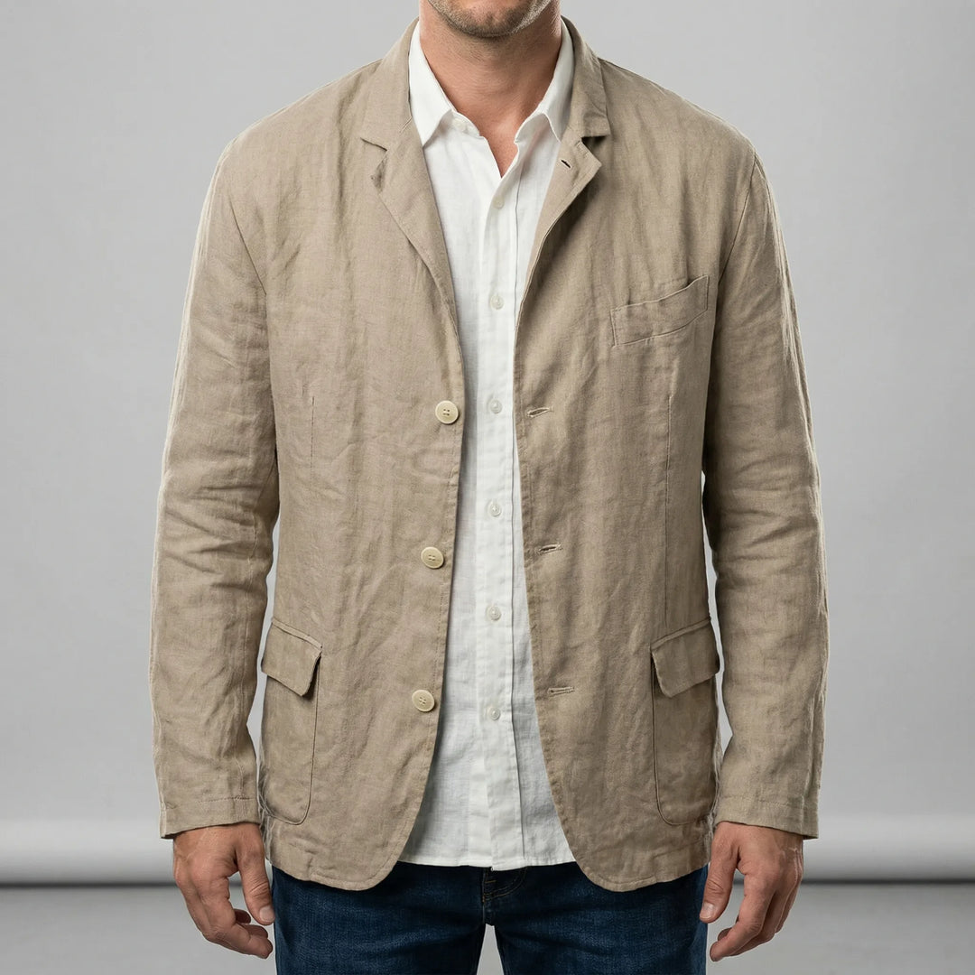 Leichte Jacke Mit Knopfleiste - Henrick