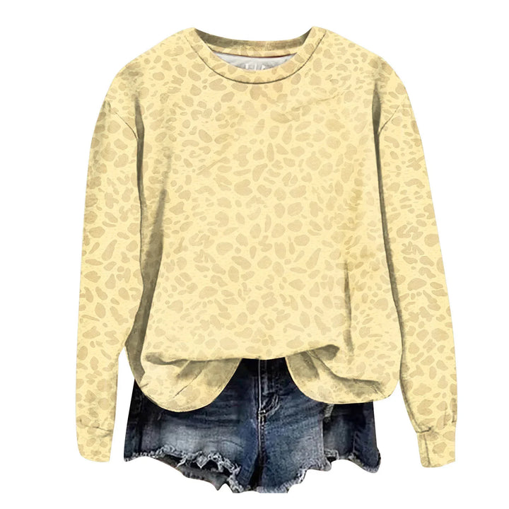 Leopard Print Oversized Sweatshirt - Lana