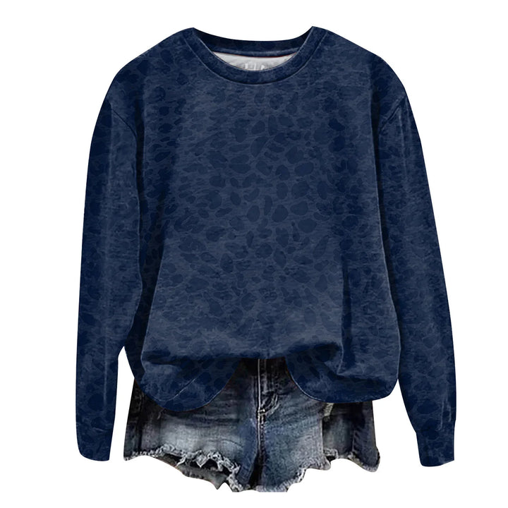 Leopard Print Oversized Sweatshirt - Lana