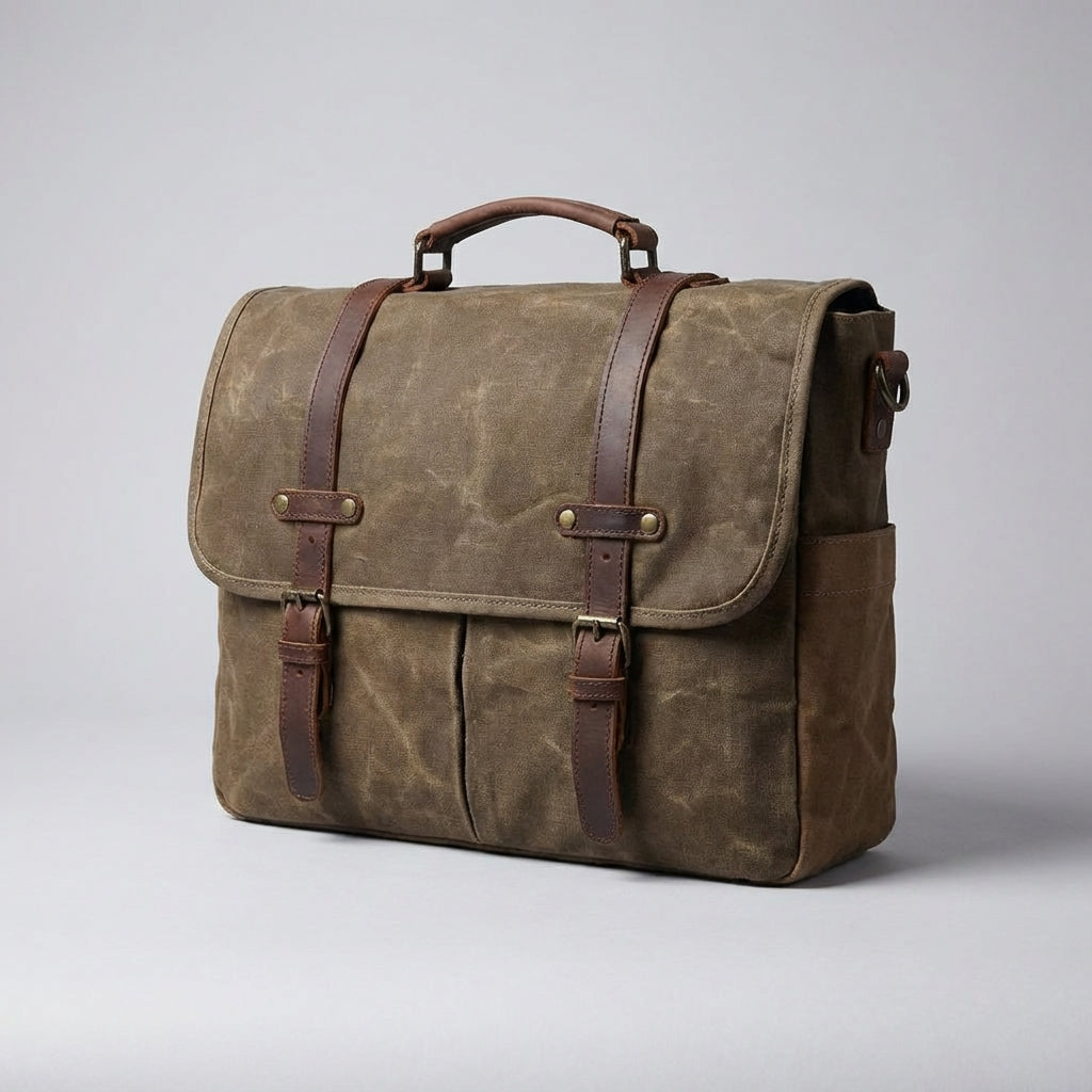 Leren Schouder Messenger Tas - MetroSatchel