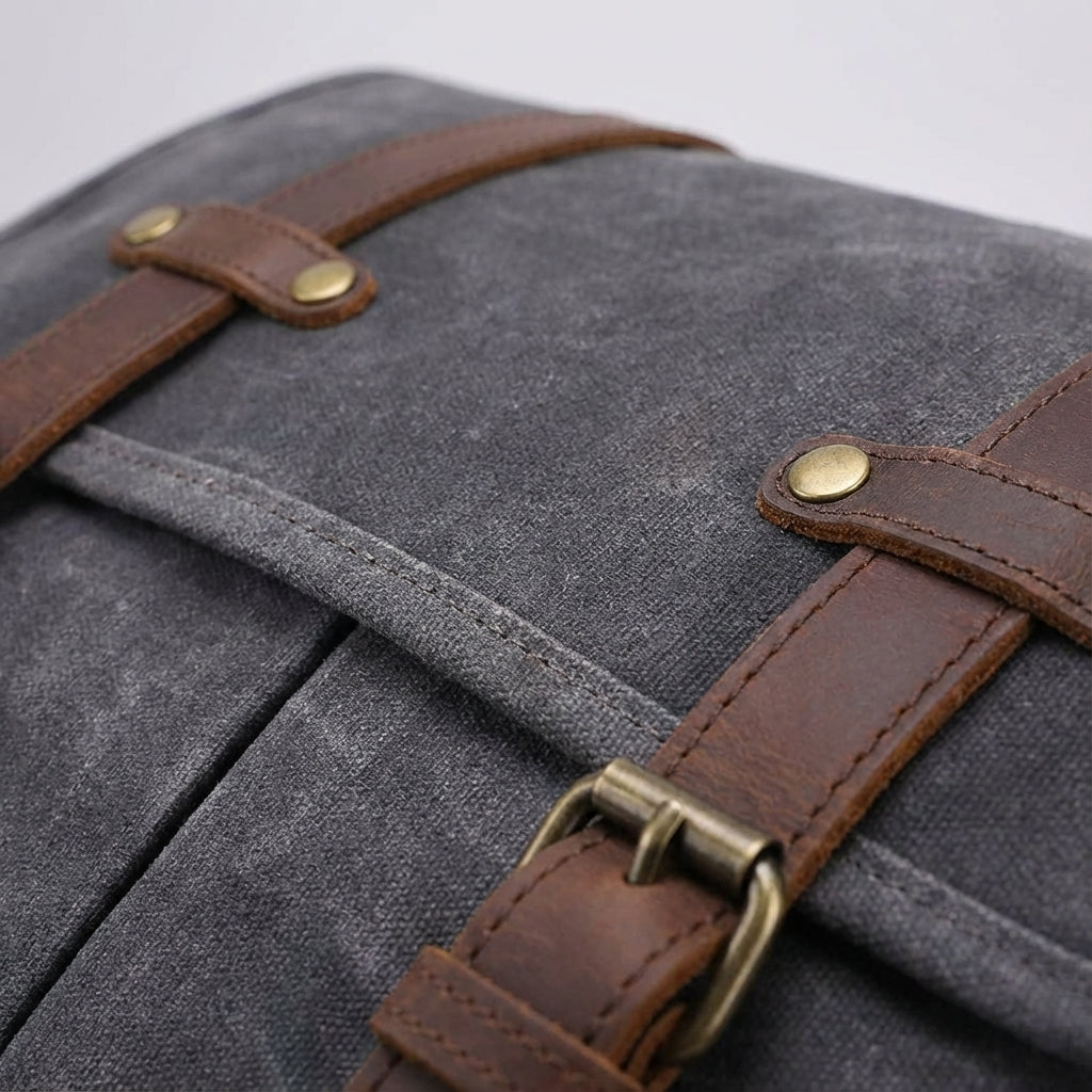 Leren Schouder Messenger Tas - MetroSatchel