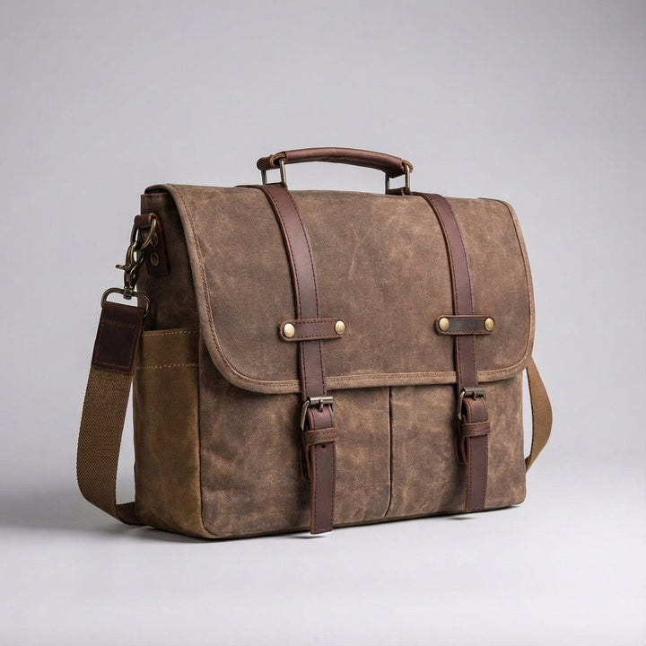 Leren Schouder Messenger Tas - MetroSatchel