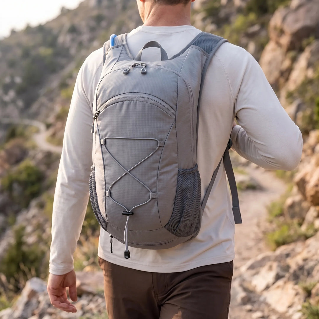 Hiking Backpack - For Women - 5.3gal Capacity - Lightweight Build - Bungee Storage System - Compact Design