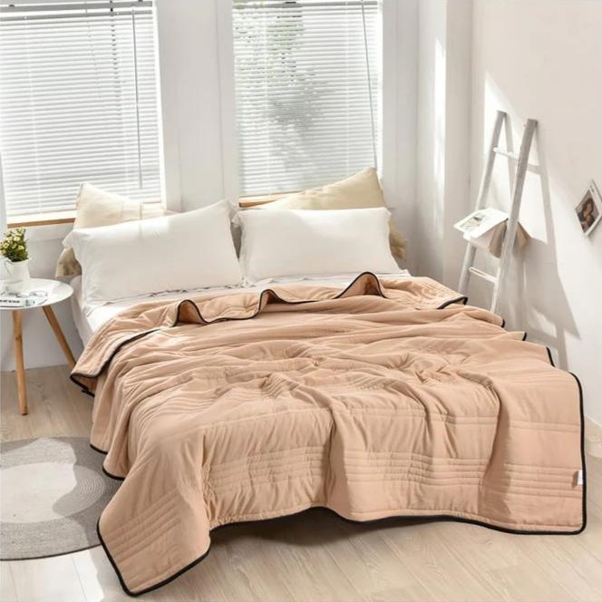 Lightweight Textured Cooling Blanket - ChillWeave