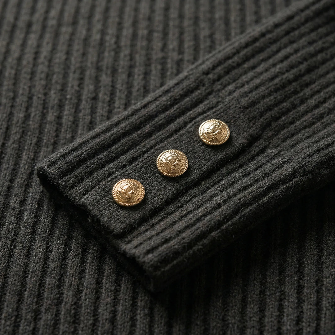 Locker Geschnittener Strickpullover - Charlotta