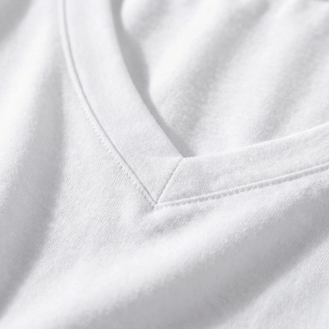 Lockeres V-Ausschnitt-Shirt - Nadine