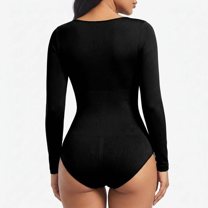 Long Sleeve Seamless Shapewear Bodysuit - Flexiform