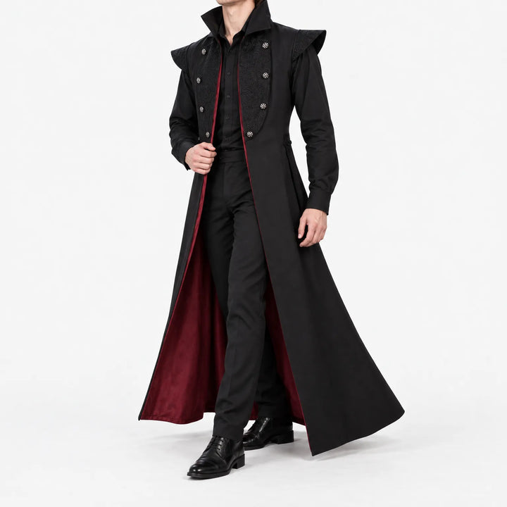 Long Sleeveless Gothic Vest - Vespera