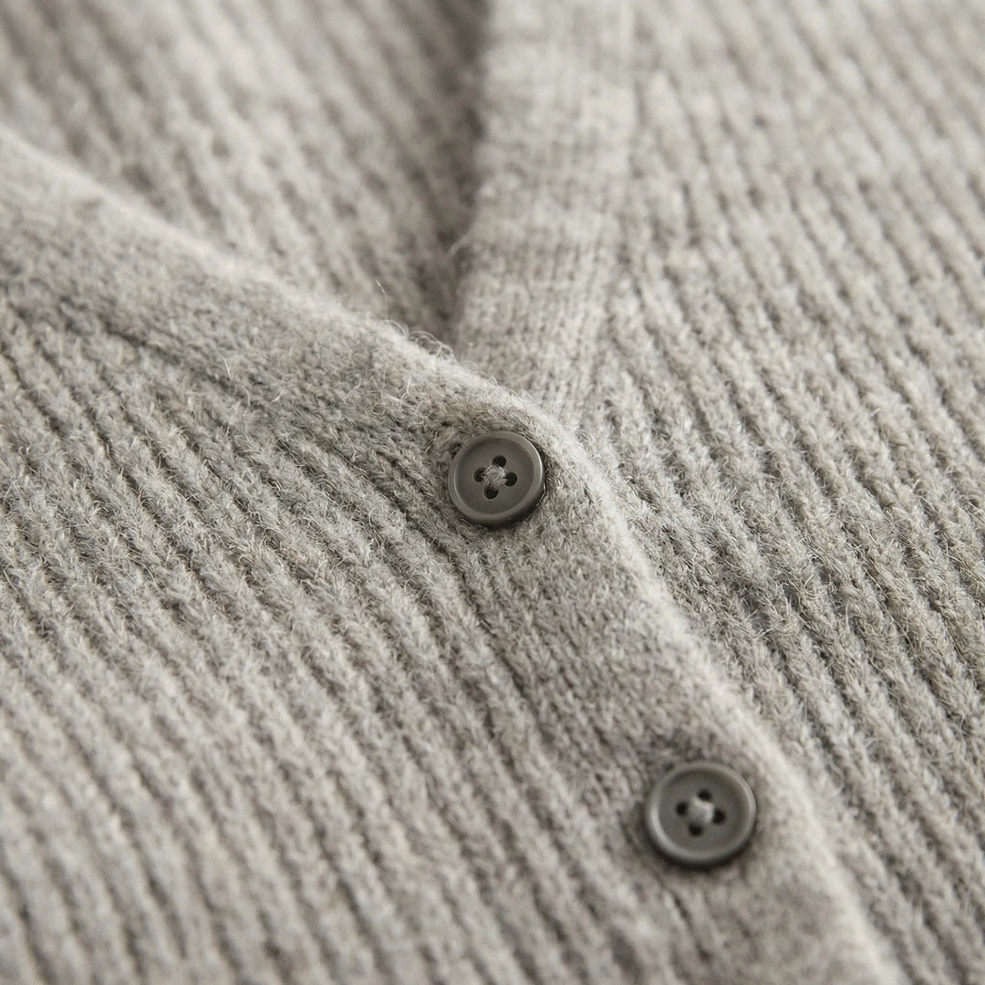 Longline-Cardigan Mit Knopfleiste - Lisann