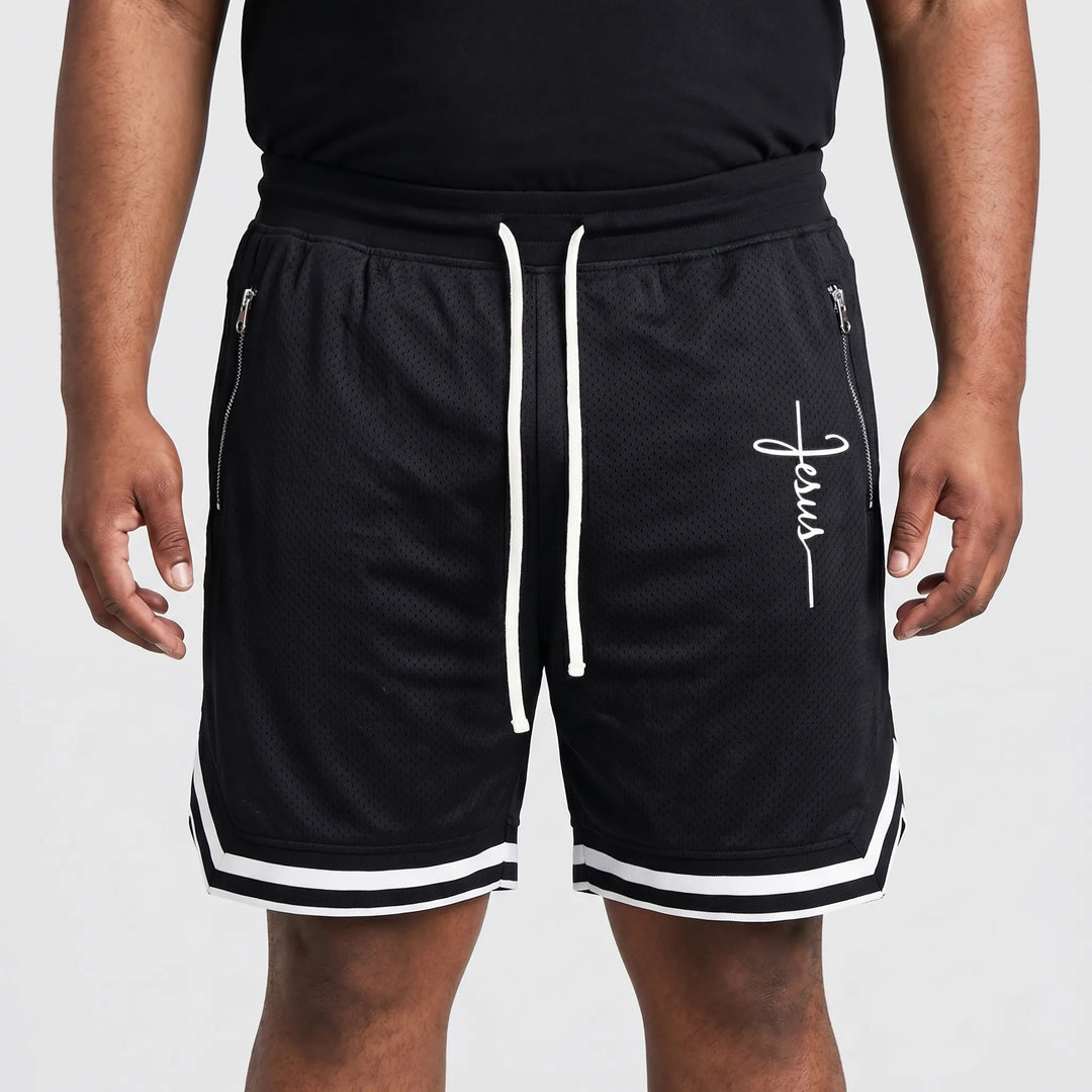 Loose Fit Athletic Basketball Shorts - Chad