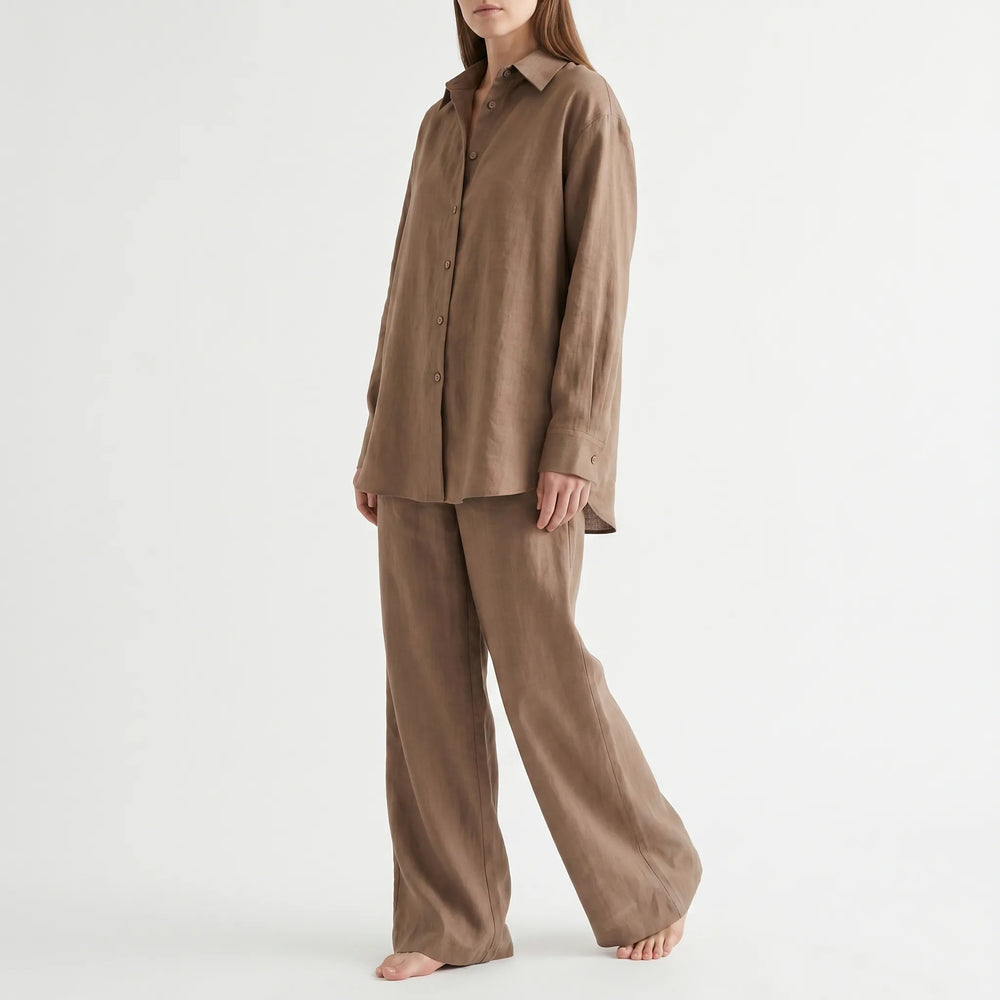 Loose Fit Two Piece Trouser Set - Desiree