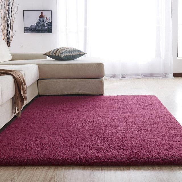 Low Pile Shag Area Rug - Cozyraze