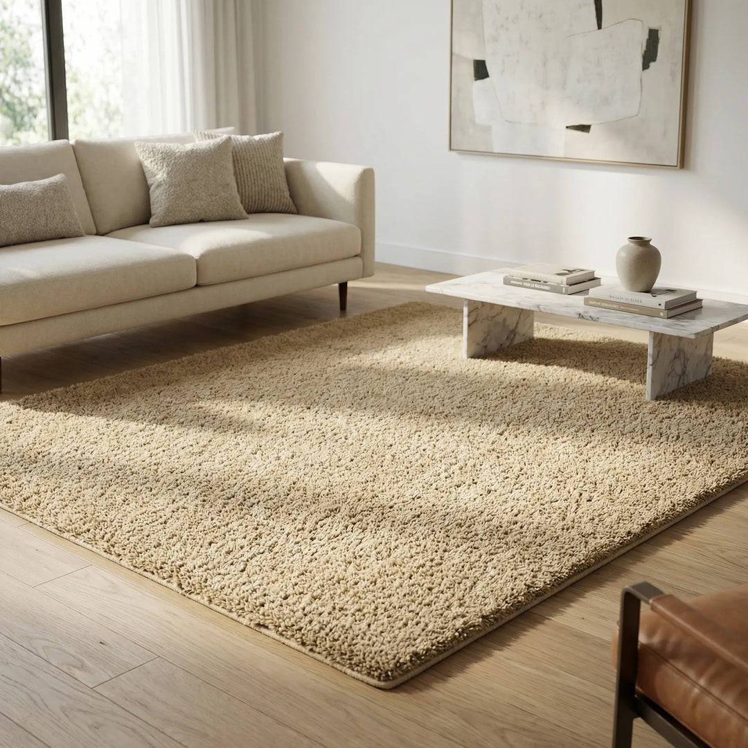 Low Pile Shag Area Rug - Cozyraze