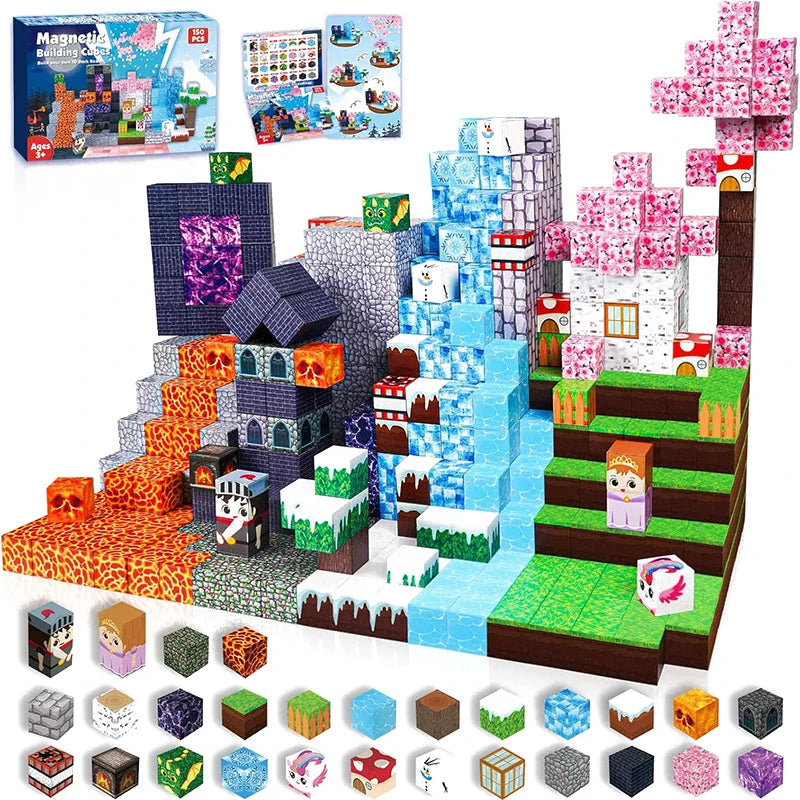 Magnetic Construction Block Set - Terrabrix