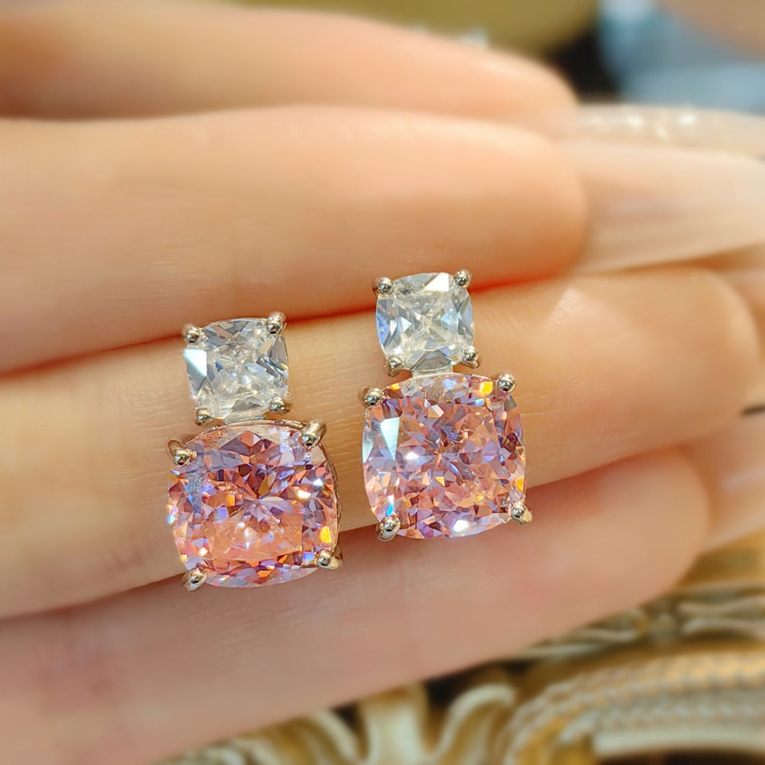 Matching Pink Stone Jewelry Set - Kynza